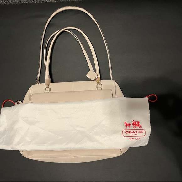 Coach Cream Satchel Bag